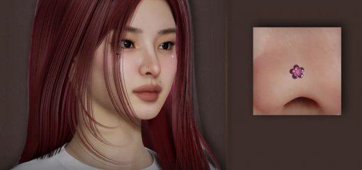 Nostril Piercings Pack v1.0