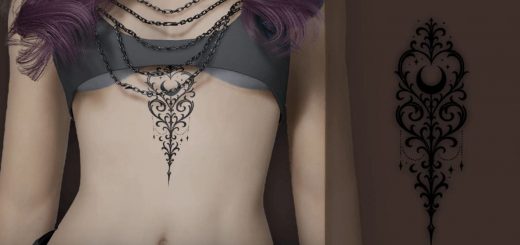 Floral Tattoo N2 v1,0