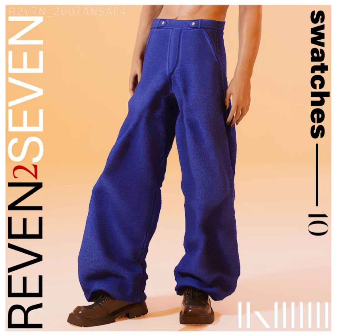 Deluxe Wide Leg Suede Pants v1
